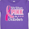 thumbnail image 4 of Inktastic Breast Cancer Awareness We Wear Pink in October Girls Toddler T-Shirt, 4 of 5
