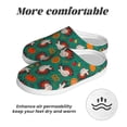thumbnail image 6 of Fotbe Cartoon Turkey Pattern Women's Fuzzy Curly Fur Memory Foam Loafer Slippers Indoor Outdoor Slippers Winter Home Shoes-40/41, 6 of 7