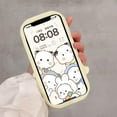 thumbnail image 6 of Kawaii Phone Cases for iPhone 13,Cute Cartoon Dinosaur Phone Case 3D Funny Yellow Bear Phone Case for Women Girls Soft Silicone Shockproof Cover for iPhone 13, 6 of 14