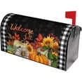 thumbnail image 3 of Fall Mailbox Covers Welcome Fall Mailbox Covers Magnetic Standard Size 21" X 18" Welcome Magnetic Mailbox Covers Post Wraps Letter Box Mailbox Cover for Outdoor Decor, 3 of 6