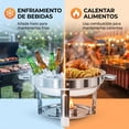 thumbnail image 3 of Bufetera Redonda 7.5l Kit 4pz Cacerola Vapor Acero Catering Gutstark, 3 of 7