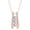 Rose Gold, variant on 1 to 3 Carat Bar Set 3 Stone Diamond Pendant Necklace Basic Collection (L-M Color I1 Clarity) Platinum 16" Silver Chain 1 Carat Lab Grown Diamond