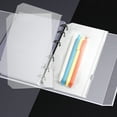 thumbnail image 3 of 15 Pcs Loose Leaf Zipper Storage Bags Binder Pocket Inserts Business Card Holder Pouches for Organizing Documents, 3 of 6