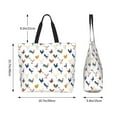 thumbnail image 5 of Rateoe Various Rooster Tote Bag - Waterproof Lightweight Handbags Travel Shoulder Bag for Hiking Yoga Gym Swimming Travel Beach, 5 of 8