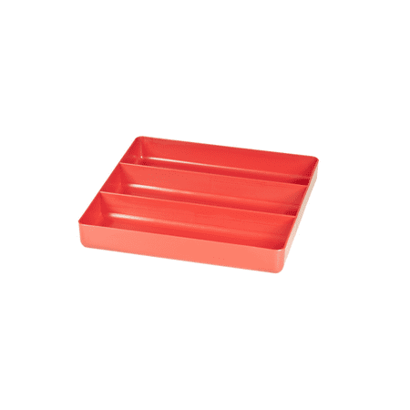 Ernst Mfg. 3 Compartment Organizer Tray Red