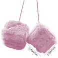 thumbnail image 3 of Deeceymbur Christmas Dice Ornament Plush Hanging Pendant Soft Decor for Tree Room Window Holiday Festive Decoration, 3 of 6
