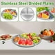 thumbnail image 2 of Stainless Steel Kids Dinnerware Set, Stainless Kids Plates, Unbreakable Plates, 2 of 5