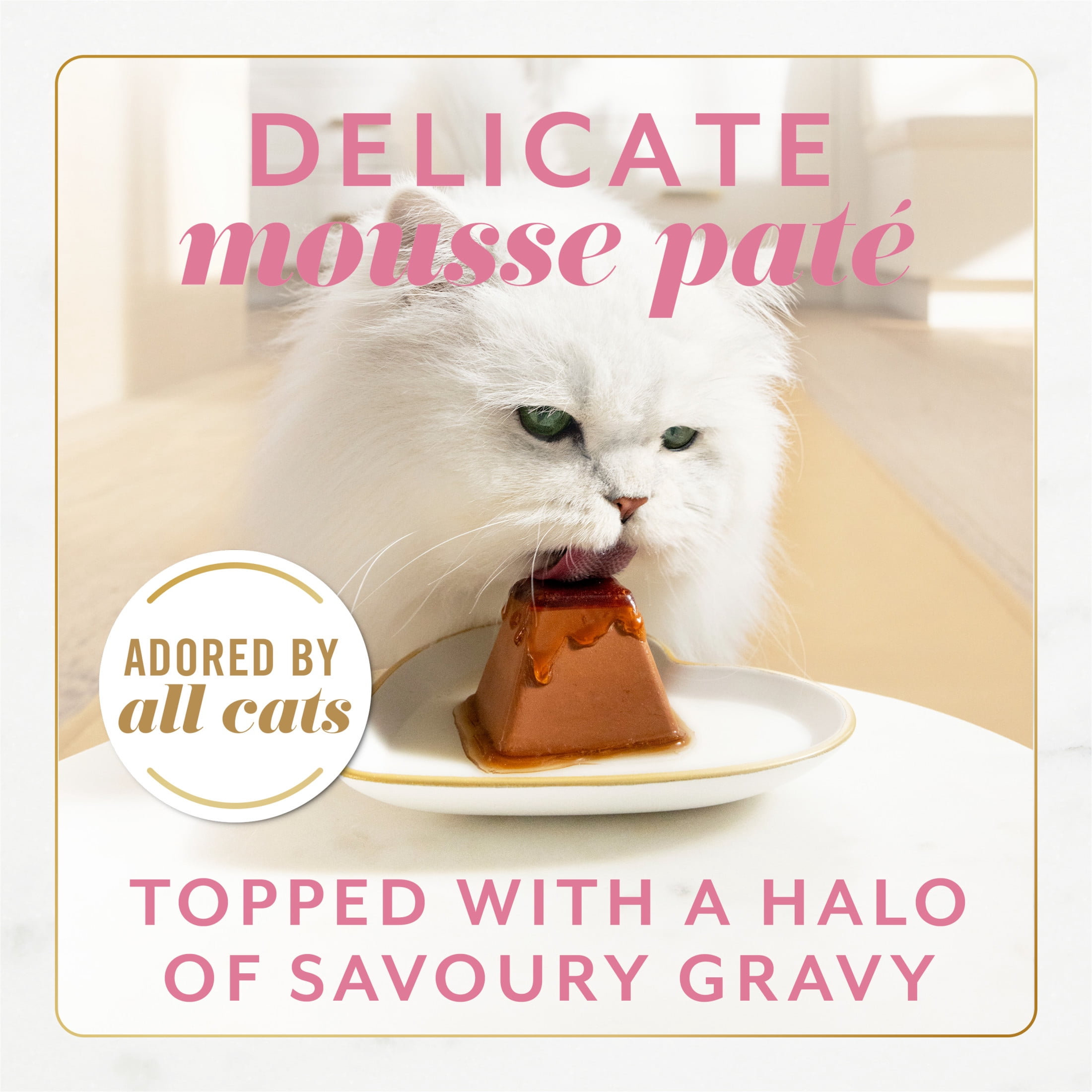 Fancy Feast Gems Mousse Paté Chicken & Beef Collection Variety Pack, Wet Cat Food, 57 g x 16