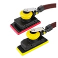 thumbnail image 3 of Pneumatic Orbital Rectangular Sander Square Air Sander Pad Grinder Polisher Sanding Tool Jitter Bug Sanders ,High Efficiency, 3 of 7