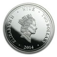 thumbnail image 2 of 2014 1 oz Silver Niue Avenger Captain America, 2 of 3