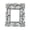 Silver, variant on KDFWDM Antique Style Durable Resin Picture Frames - Small Miniature Multiple Shapes Wall Hanging Frames for DIY Display, Elegant Classic 3D Pattern Design for Vintage Home Gallery Decor