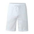 thumbnail image 6 of Gibobby Cargo Shorts for Men Below The Knee Mens Cargo Shorts with Multi-Pockets Men's Long Shorts for Camping Hiking[White,3XL], 6 of 9