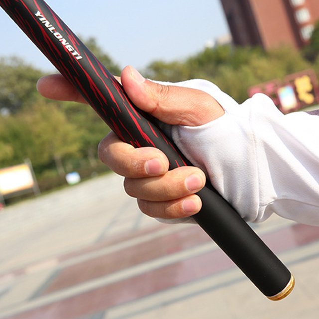 pitrice Telescopic Long Fishing Rod High Fishing Weight Light Feel for Freshwater Fishing Using