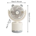 thumbnail image 3 of Miniventilador portátil de mano con alimentación USB recargable, diseño compacto, flujo de aire silencioso, agarre ergonómico para uso en exteriores, viajes, oficina y interiores., 3 of 5