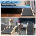 thumbnail image 7 of Dog Ramp for Bed Foldable Non-Slip Dog Ramp Adjustable Height Small Pet Stair Ramp for Car, 7 of 7