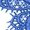 Blue, variant on Women Embroidered Hollow Butterfly Sexy Low Waist Underpants Open Cut Pearl Massage Thong