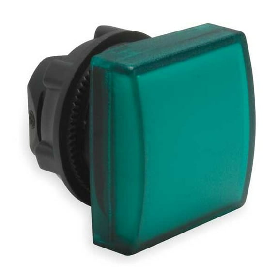 Schneider Electric Pilot Light Head, Green, LED, 22 mm ZB5CV033