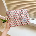 thumbnail image 4 of Computer Bag Zipper Cute Flower Laptop Sleeve for 14in Notebook (Red Flower 8 S), 4 of 9