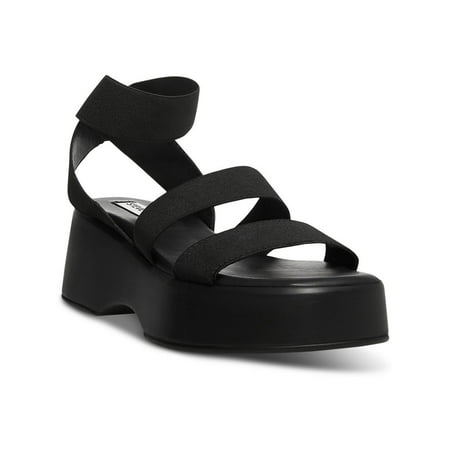 

Steve Madden Womens Sashes Cork Ankle Strap Flatform Sandals