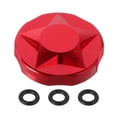 thumbnail image 2 of KAKOWELY Front Fork Cap Aluminum Alloy Cycling Mountain Bike Air Gas Fork Value Cover Front Fork Cap Protector Replacement Part Accessory With Sealing Rings, 2 of 4