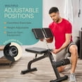 thumbnail image 3 of LifePro SculptTrainer Roman Chair Hyperextension Bench Adjustable Back Extension, Ab Bench & Foldable Sit-Up Bench for Home Gym Strength Training - Gray, 3 of 6