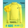 thumbnail image 2 of Body Glove Boys' Rash Guard – UPF 50+ Quick Dry Sun and Sand Protection Long Sleeve Swim Shirt (2T-14), 2 of 7