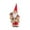 A, variant on putnchl Small Santa Claus Figurines Standing Santa Statue Miniature Collection Hanging Santa Claus Pendant For Christmas Tree,Fireplace,Tabletop Centerpieces