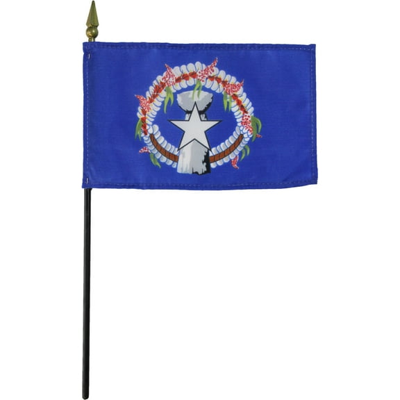 Northern Marianas - 4"X6" Stick Flag