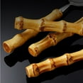 thumbnail image 4 of Bamboo Handle Kitchen Stainless Steel Silverware Tableware Flatware Cutlery Knives Forks Spoons Set, 4 of 8
