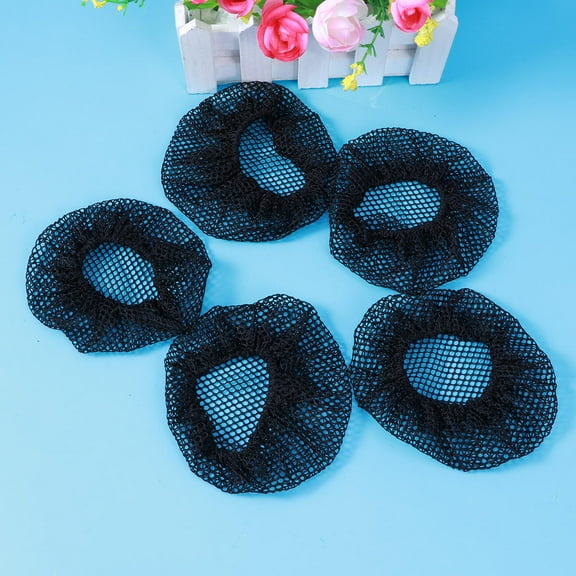OFFIGAM Ballet Hair Nets 5pcs Lightweight and Breathable Bun Covers for Women and Girls