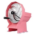 thumbnail image 1 of Cortador de frutas manual de acero inoxidable, cortador de cebolla comercial rosa, 1 of 9