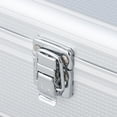 thumbnail image 4 of Maleta de caja de herramientas de aluminio portátil con estuche de transporte de esponja Estuche rígido Estuche de almacenamiento de instrumentos 25x11x11.5cm CUTICAT Estuche de transporte para micrófono, 4 of 8
