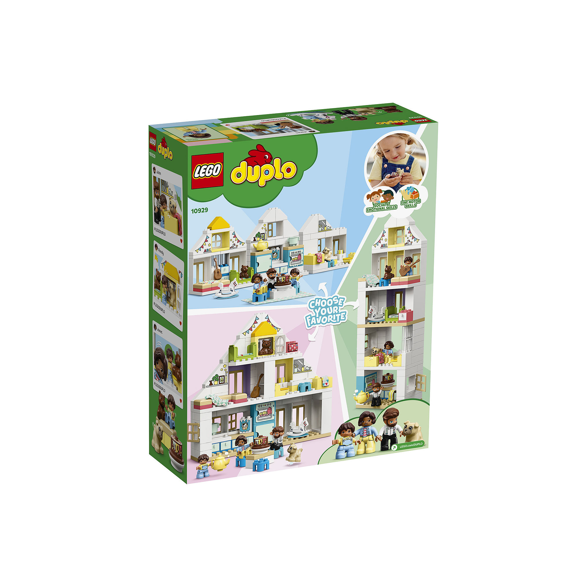 LEGO 6288675 DUPLO Town Modular Playhouse 10929 Building Set for Toddlers, 129 Pieces - image 5 of 6