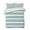 Turquoise Grey, variant on Quilts King Size, Grey White Ombre Stripe Soft Comforter Bedding Set for Bed, Farmhouse Modern Art Striped Lightweight Quilted Bedspread with Pillow Cover(2 Pieces) for All Season, 96x106 Inch