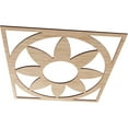thumbnail image 2 of 20"OD x 7"ID x 1/4"T Blume Wood Fretwork Pierced Ceiling Medallion, Alder, 2 of 3