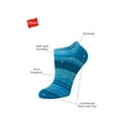 thumbnail image 3 of Hanes Originals Women's No Show Socks, Moisture Wicking, 6-Pair Pack, 3 of 6