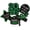 Green, variant on 1 Set Class of 2026 Centerpieces Sticks, Graduation Decorations Cake Toppers, Graduation Theme Party Decorations Supply Silver