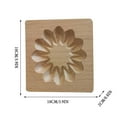 DBYLXMN Cookie Rose Cookie Stamp Embossing Craft Decorating Baking Tool