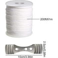 thumbnail image 2 of Candle Wicks Cotton, 3 Rolls With 100pcs Wick Sustainers Kit, 2 of 5
