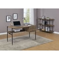 thumbnail image 2 of Lawtey 2-drawer Writing Desk with Outlet Aged Walnut, 2 of 8