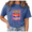 1-Blue, variant on Women's Blue Colorful Tropical Fish Vintage Washed T-Shirt Short Sleeve S-2XL Relaxed Fit Top