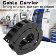 thumbnail image 1 of Drag Chain, Drag Chain Kit CNC Drag Chain Cable Carrier, Nylon Cable Drag Chain 25 X 57mm Electronic Equipment Door Machine For 3D Printer CNC Machine Tools, 1 of 8