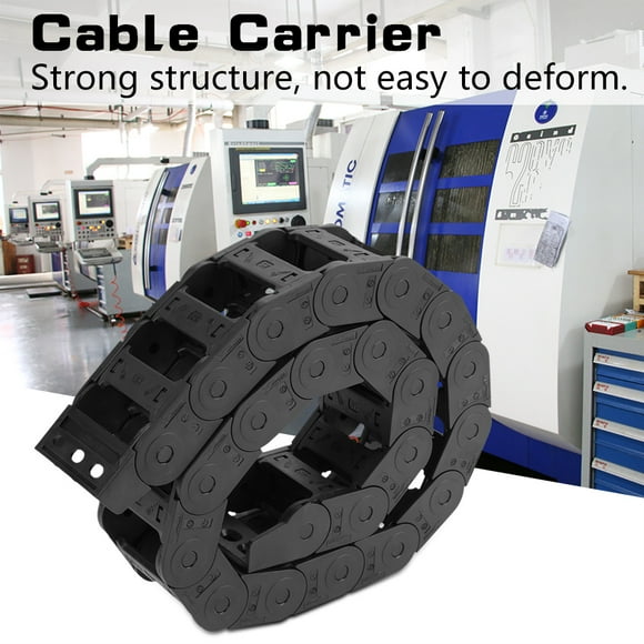 Drag Chain, Drag Chain Kit CNC Drag Chain Cable Carrier, Nylon Cable Drag Chain 25 X 57mm Electronic Equipment Door Machine For 3D Printer CNC Machine Tools