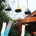 thumbnail image 4 of Almencla Creative Japanese Wind-bell Temple Wind-chime Rond Jaune 4, 4 of 4