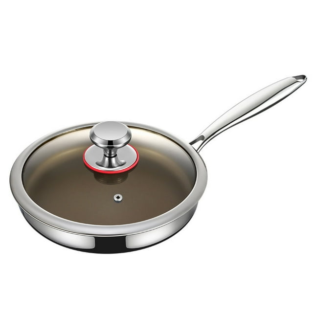 Hearth & Gear Nonstick Frying Pan For Everyday Cooking Durable Alloy Skillet With Smooth Ceramic Coating Even Heat Distribution Oven Induction Compatible Saute Pan with Steel Skillet Set Extra Large