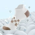 thumbnail image 5 of Honeysea 6 Pairs Ankle Socks for Women Men - Checkered Breathable Running Socks Tab Athletic Ankle Socks with Arch Support, 5 of 7