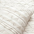 thumbnail image 5 of Ravello Pintuck Stripe Comforter Neutral 5Pc Set King, 5 of 5