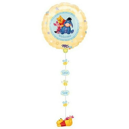 Winnie The Pooh Baby Shower Drop A Line Foil Mylar Balloon 1ct Winnie The Pooh Baby Shower Drop A Line Foil Mylar Balloon 1ct