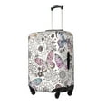 thumbnail image 2 of Balery Luggage Cover Vintage Butterflies Print Suitcase Covers for Luggage Elastic Washable Suitcase Protector Fits 18-32 Inch Luggage-Large, 2 of 9