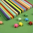 thumbnail image 4 of Star Origami Paper - 27 Categories, Colorful Star Paper Strips, Solid Color Star Decorative Paper Strips, DIY Handicrafts, Sheet of Origami Paper with Colorful Patterns, 4 of 9